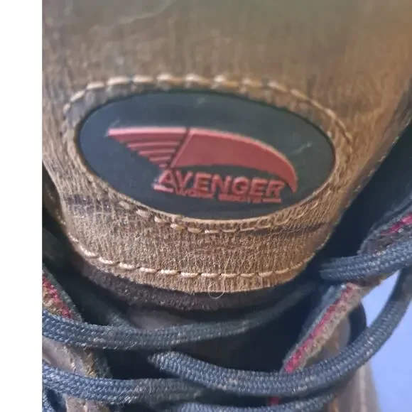 Avenger‎ Steel Toe Work Boots Size 13W Model A7542